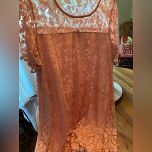Beautiful delicate rose colored swing dress (never worn)